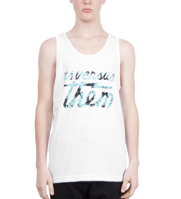 White Tropical Magnum Tank Top Placeholder Image