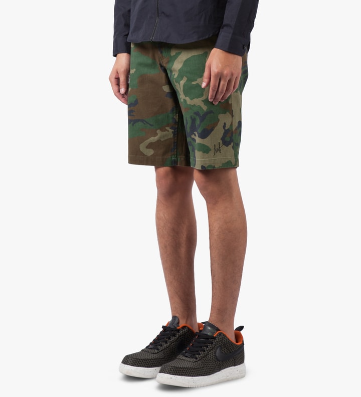 Woodland Camo Twill Walk Shorts Placeholder Image