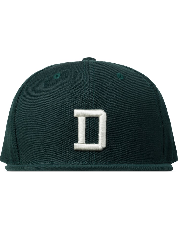 Dark Green D League Baseball Cap Placeholder Image