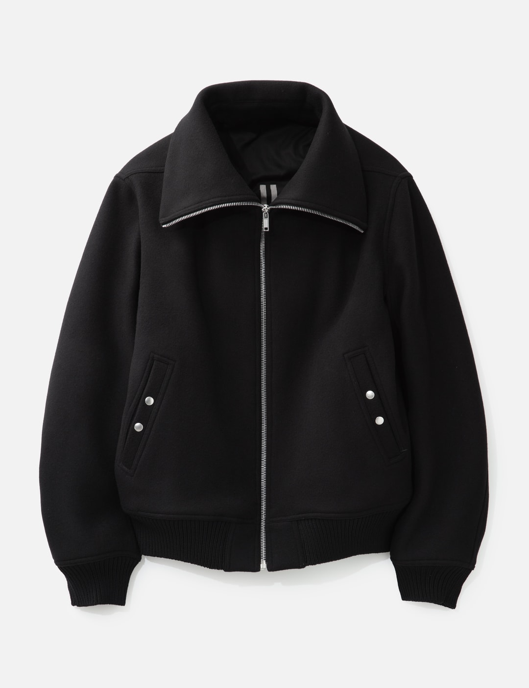 Rick Owens Blixa Dracucollar - 柔らかなウールメルトン製のヒップ丈 