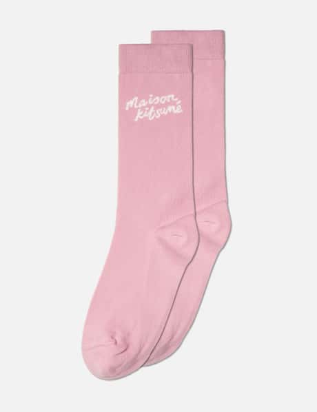 Maison Kitsuné MAISON KITSUNE HANDWRITING SOCKS