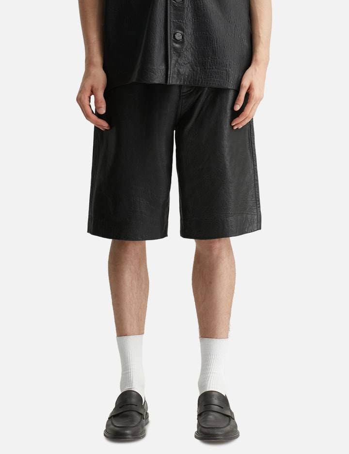 Kayce Leather Shorts Placeholder Image