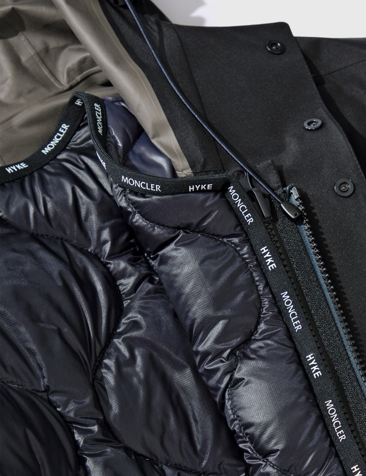 4 Moncler Hyke Languard Short Parka Placeholder Image