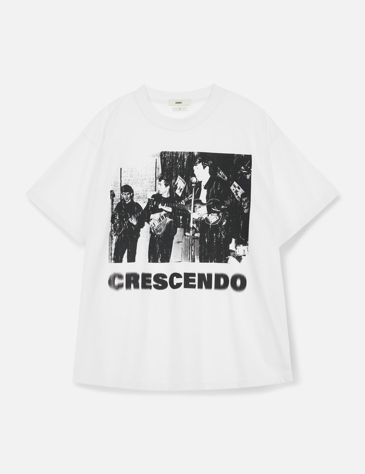 Deinet Crescendo Graphics T-shirt In White