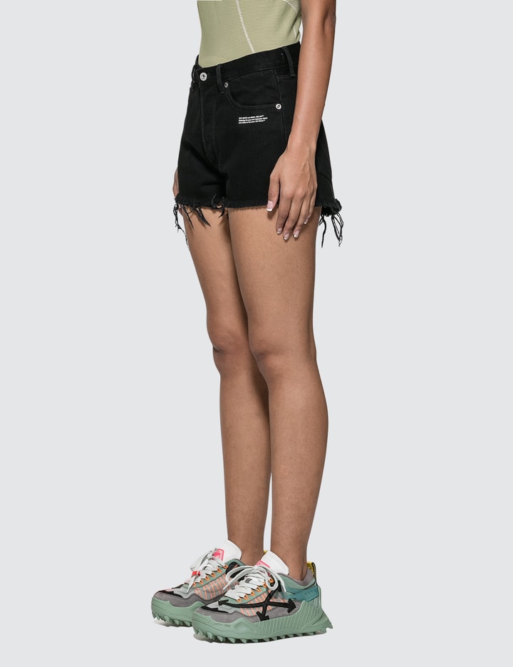 Twisted Scarf Denim Shorts Placeholder Image