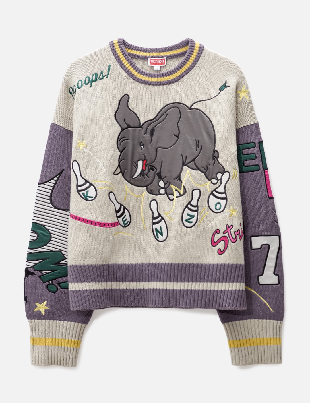 Kenzo - 'Bowling Elephant' Merino Jumper | HBX - Globally Curated and Lifestyle by Hypebeast