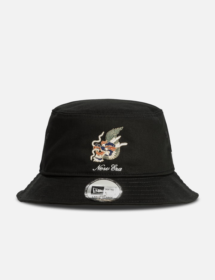 New Era Year Of The Dragon Bucket Hat In Black