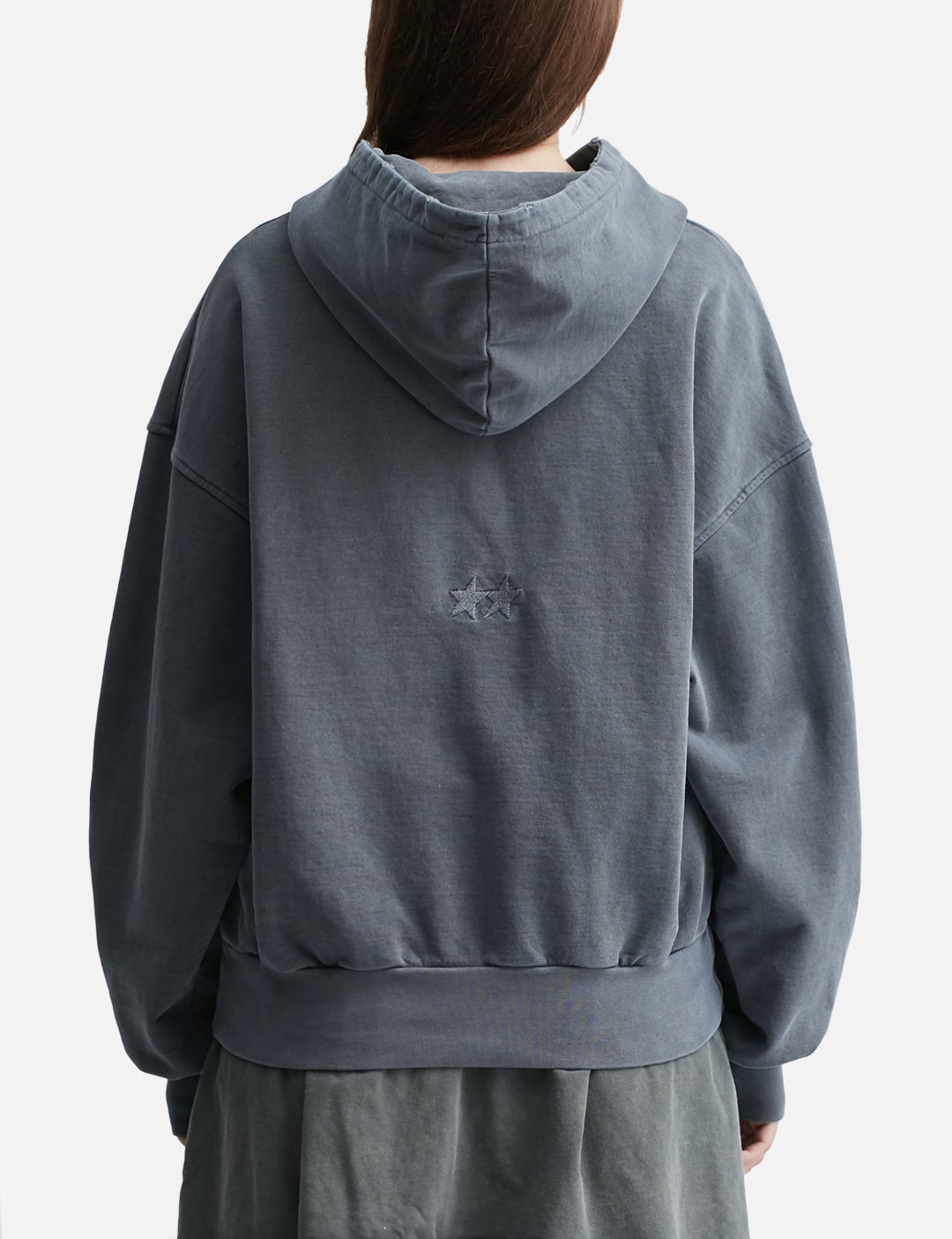 Pigment Dyed Blue Icon Hoodie view 10