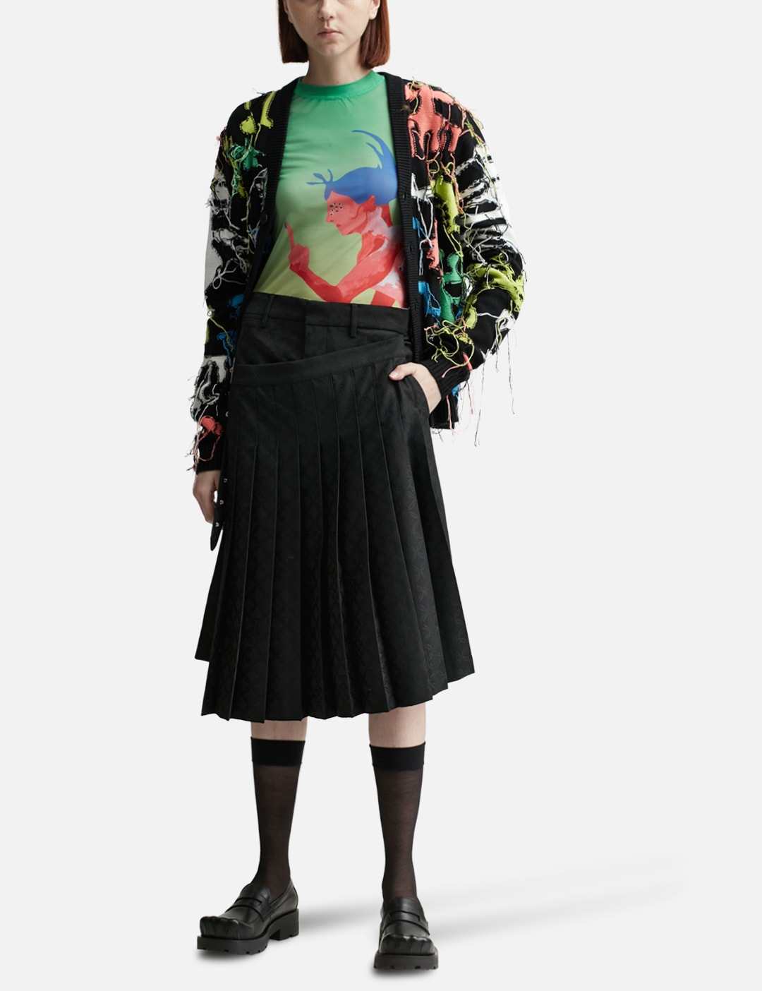 Loewe - Stripe Jersey Skirt | HBX - Globally Curated Fashion and  