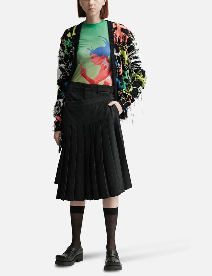 Graphic-Print Pleated Skort Placeholder Image