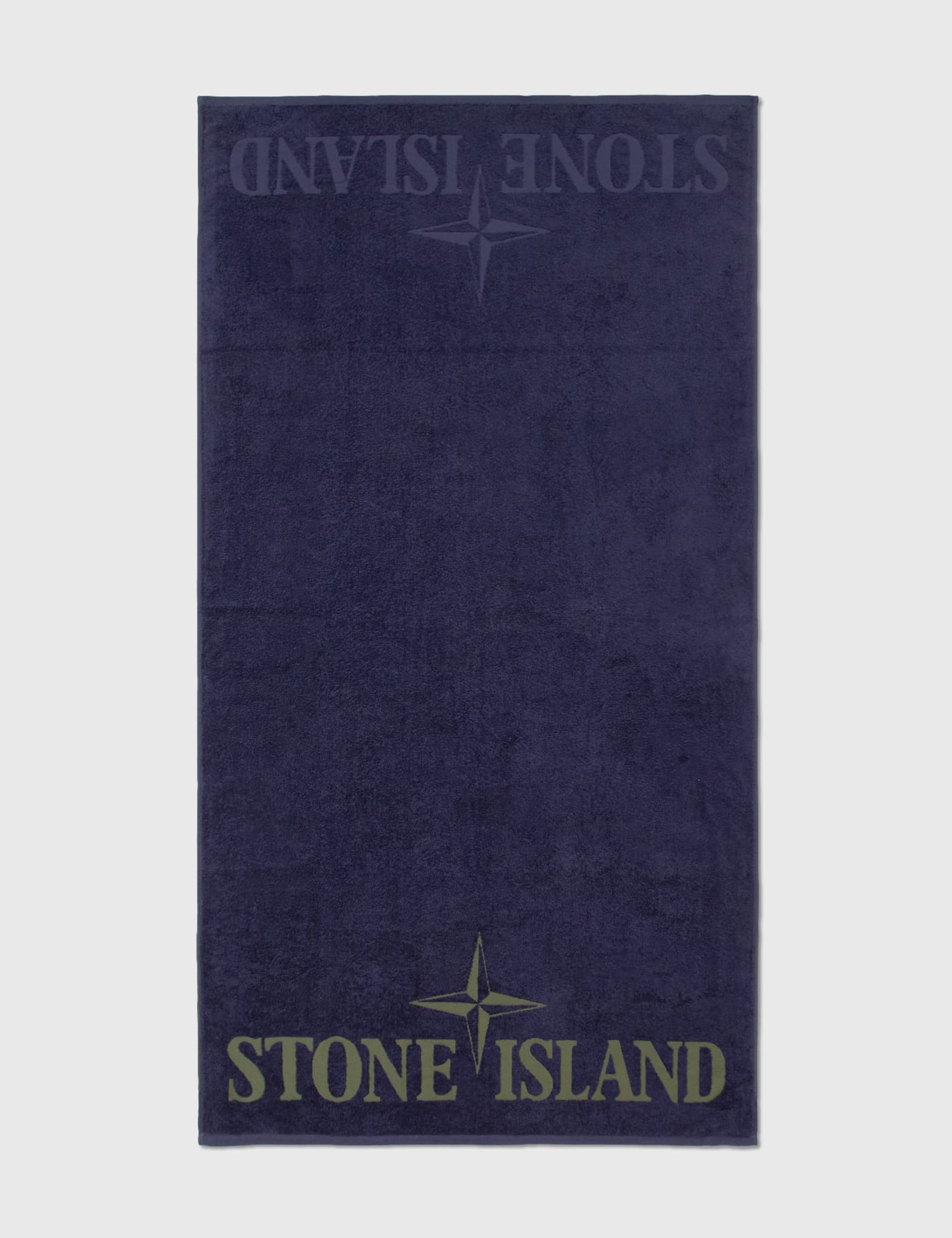 스톤 아일랜드 비치 타월 102cm x 186cm 로열 블루 Stone Island Beach Towel