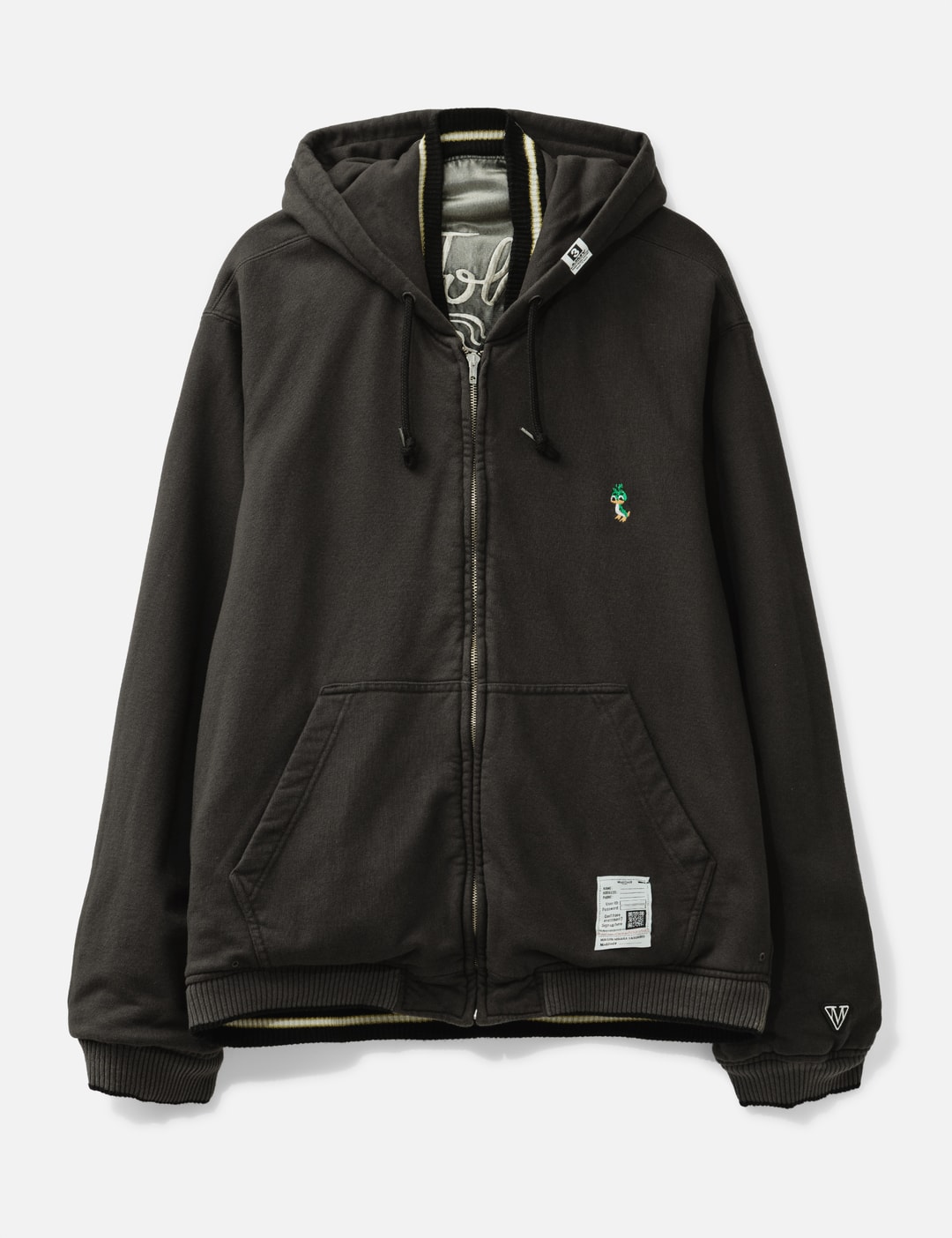 Reversible Hoodie Layered Souvenir Jacket view 16