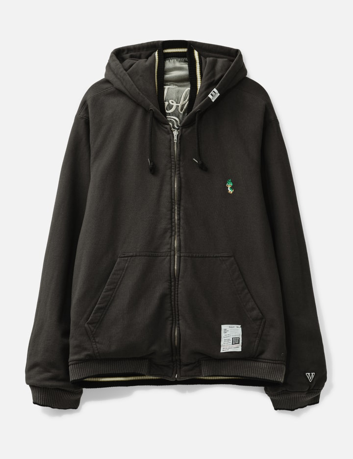 Reversible Hoodie Layered Souvenir Jacket Placeholder Image