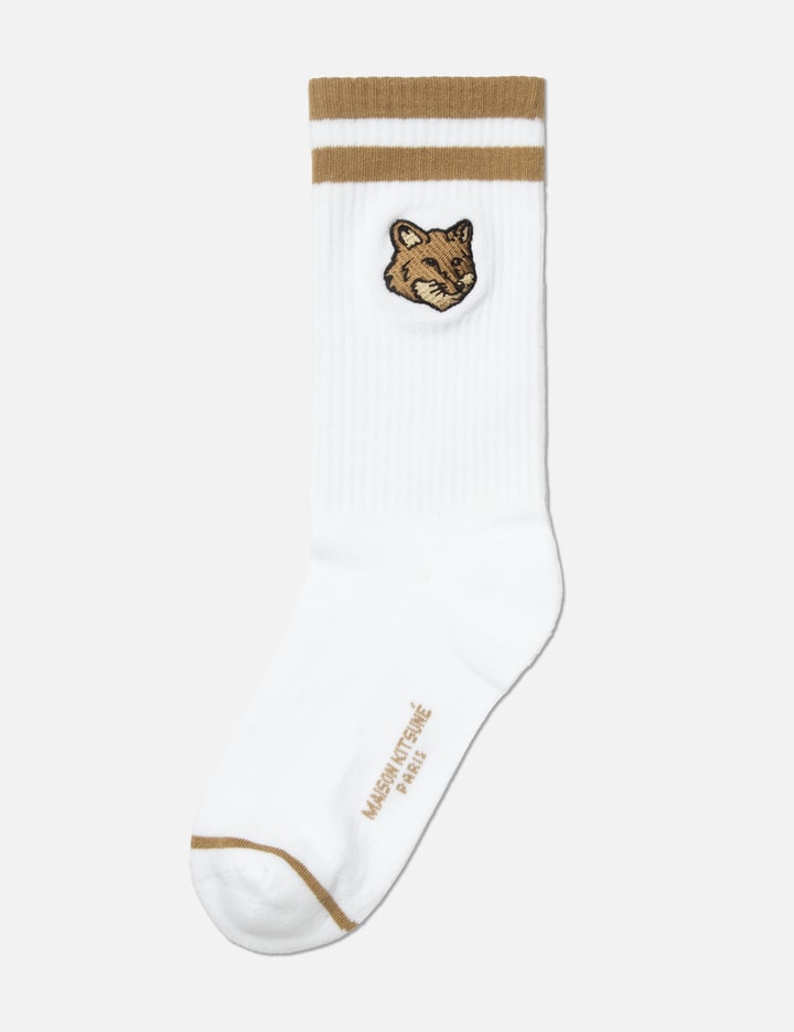 Bold Fox Head Sporty Socks Placeholder Image