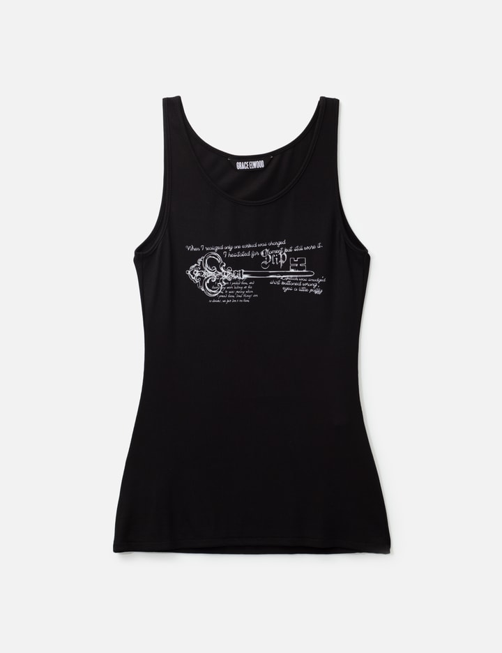 GRACE ELWOOD Key Printed Long Sleeveless