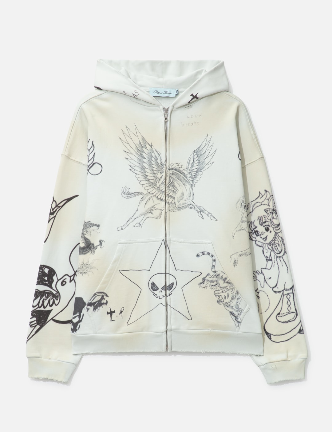 Skin Hoodie Gray view 7