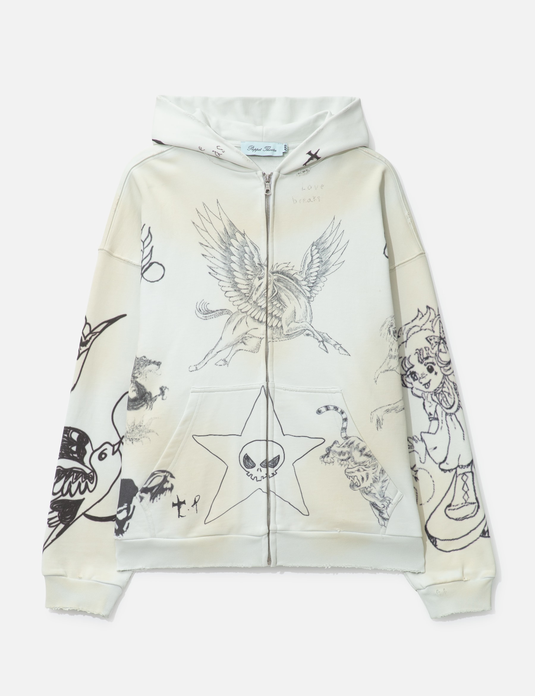 Skin Hoodie Gray view 16