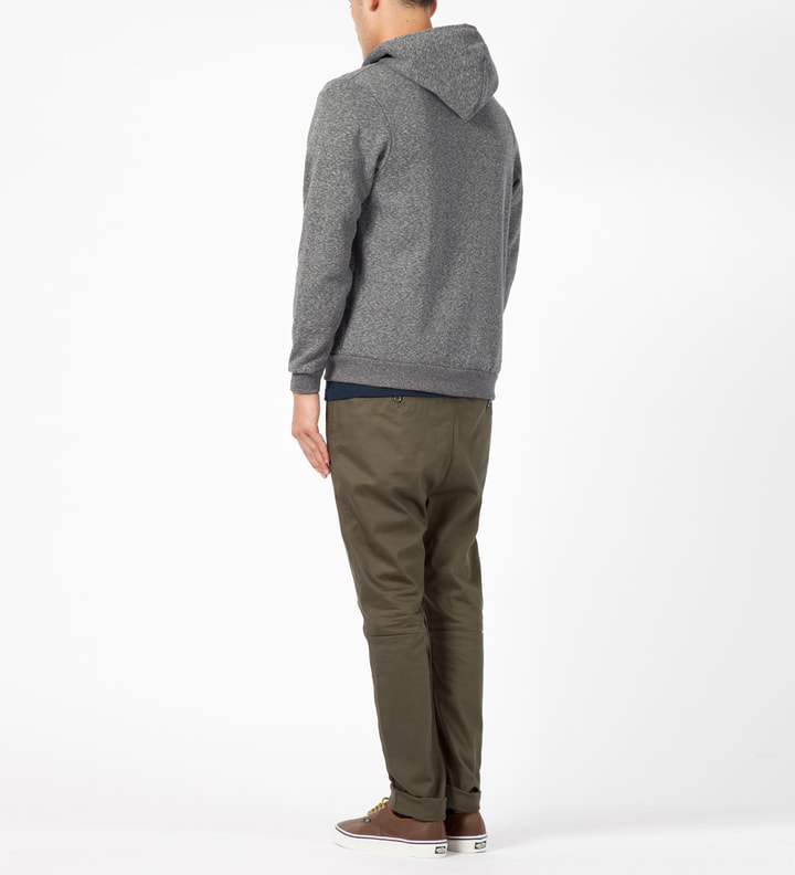 Speckled Heather Grey NY Zip Hoodie Placeholder Image