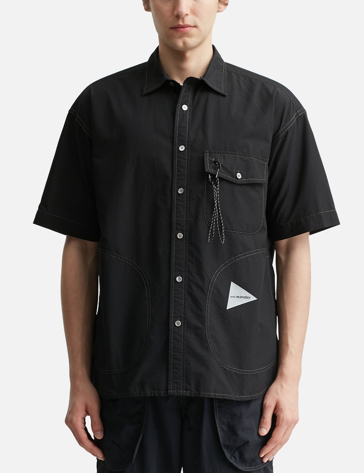 and wander Cordura Cotton Rip Short Sleeves Shirt