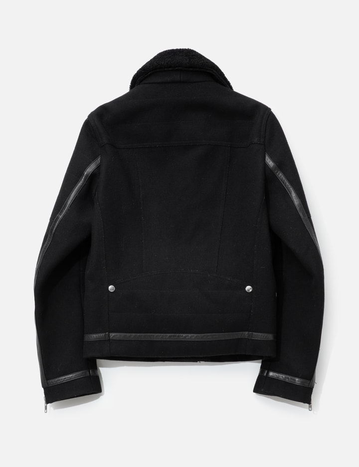 sandro Shearling Wool Jacket