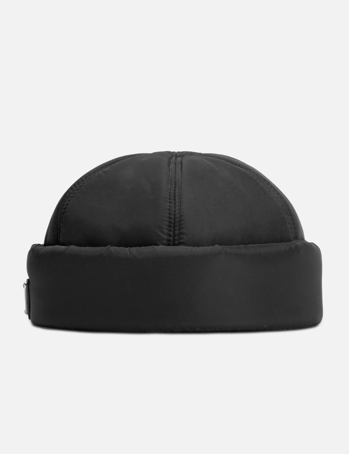 Shop Prada Nylon Hat In Black