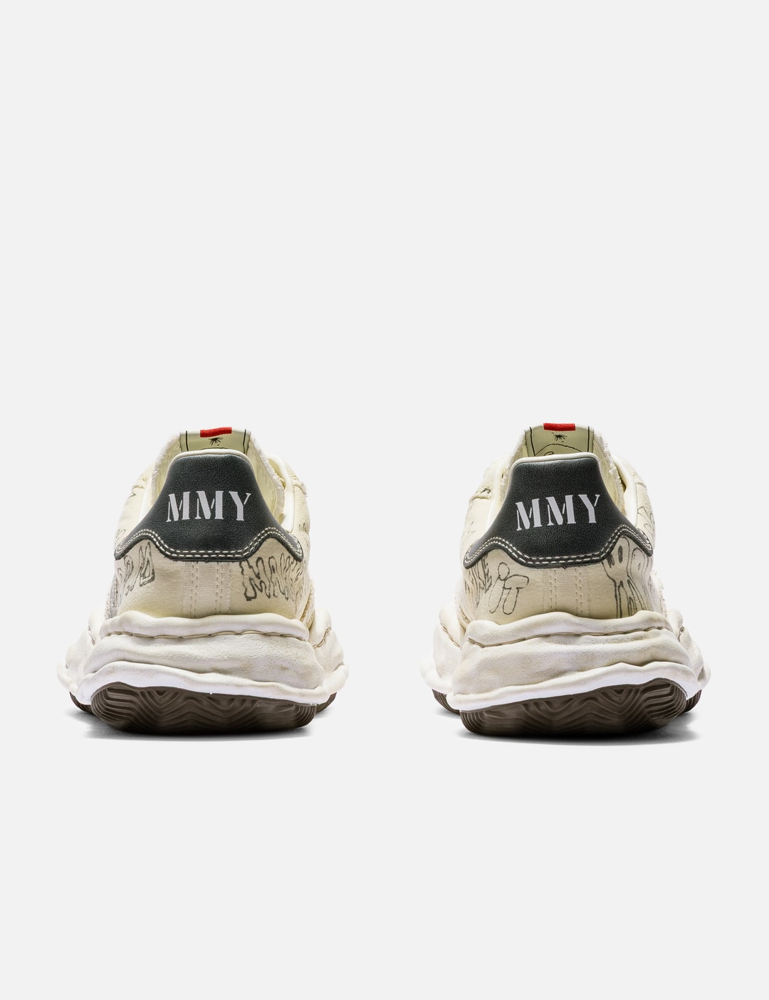 "BLAKEY" OG Sole Graffiti Printed Canvas Low Top Sneaker view 10