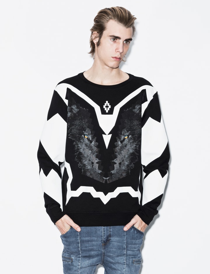 Black Wolf Race Crewneck Sweater Placeholder Image