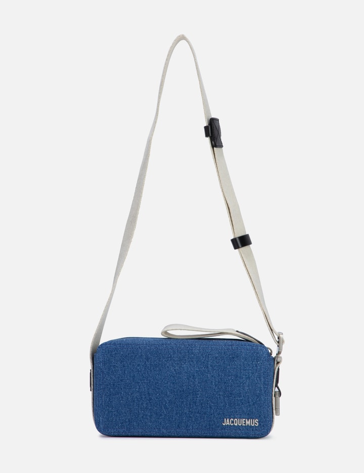 Shop Jacquemus Le Cuerda Horizontal Crossbody Bag In Blue