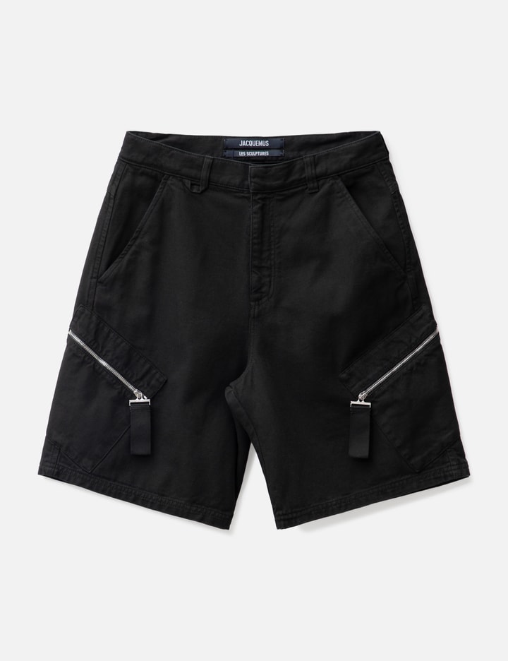 Shop Jacquemus Le Short Marrone In Black