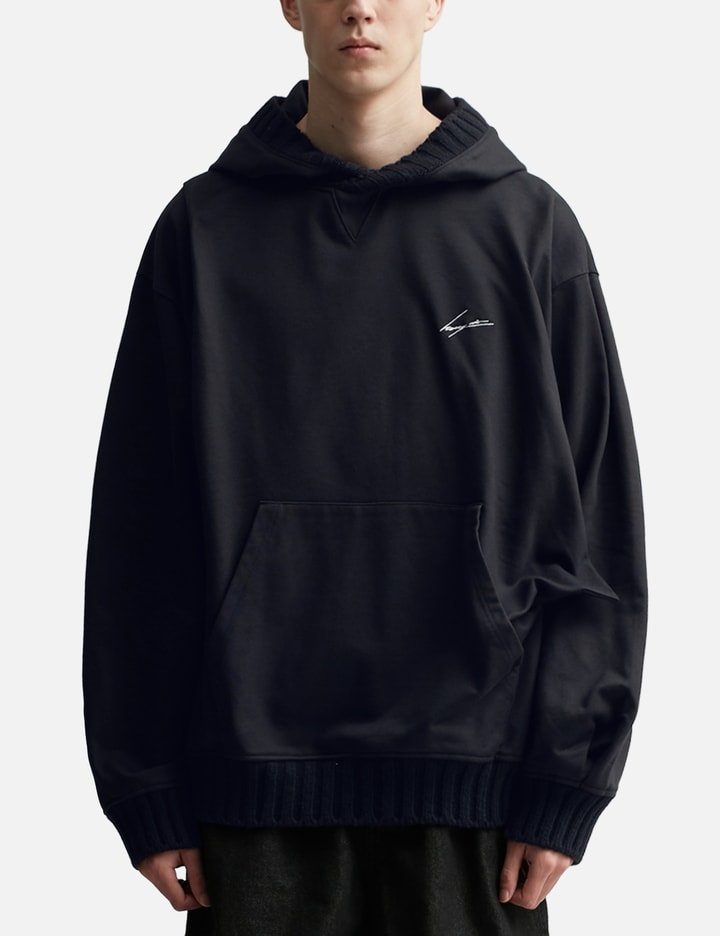 ASYMMETRIC DRAPE Hooded Sweatshirt Placeholder Image