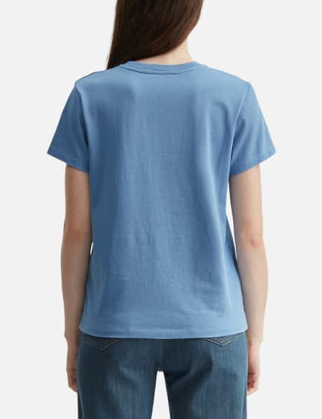 T-Shirt With Vintage-Effect A.P.C. Logo view 12