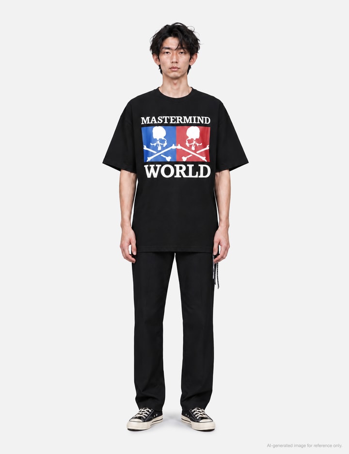 Mastermind World Boxy Two-Tone Motif Logo SS Tee