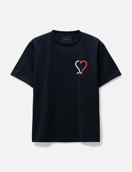 SOPHNET. Heart Wide T-shirt