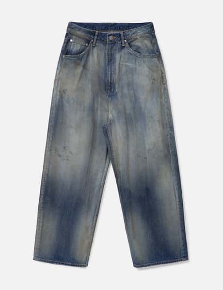 ANCELLM Aging Wide Denim 5P Pants