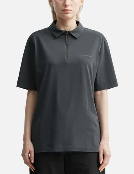 X POST ARCHIVE FACTION (PAF) Half Zip-Up Polo T-Shirts view 16