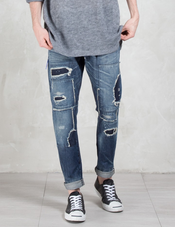 Five Years Wash Tapered Denim Pants Placeholder Image