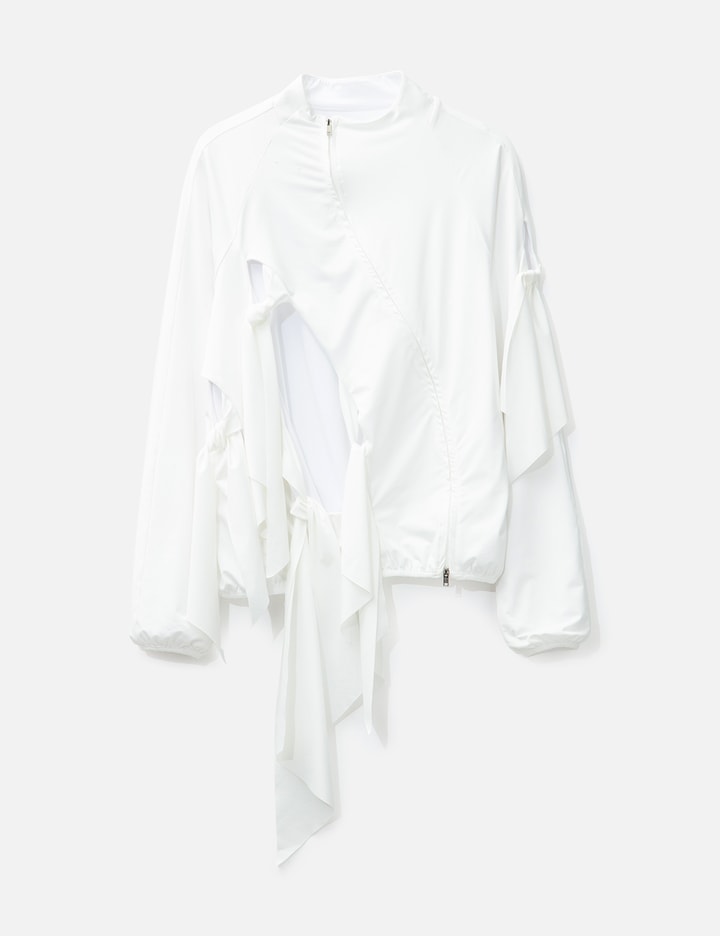 Tie Jersey Jacket Ivory Placeholder Image