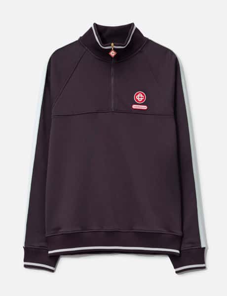 Casablanca 1/4 Zip Laurel Sweatshirt