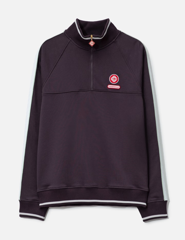 Casablanca 1/4 Zip Laurel Sweatshirt
