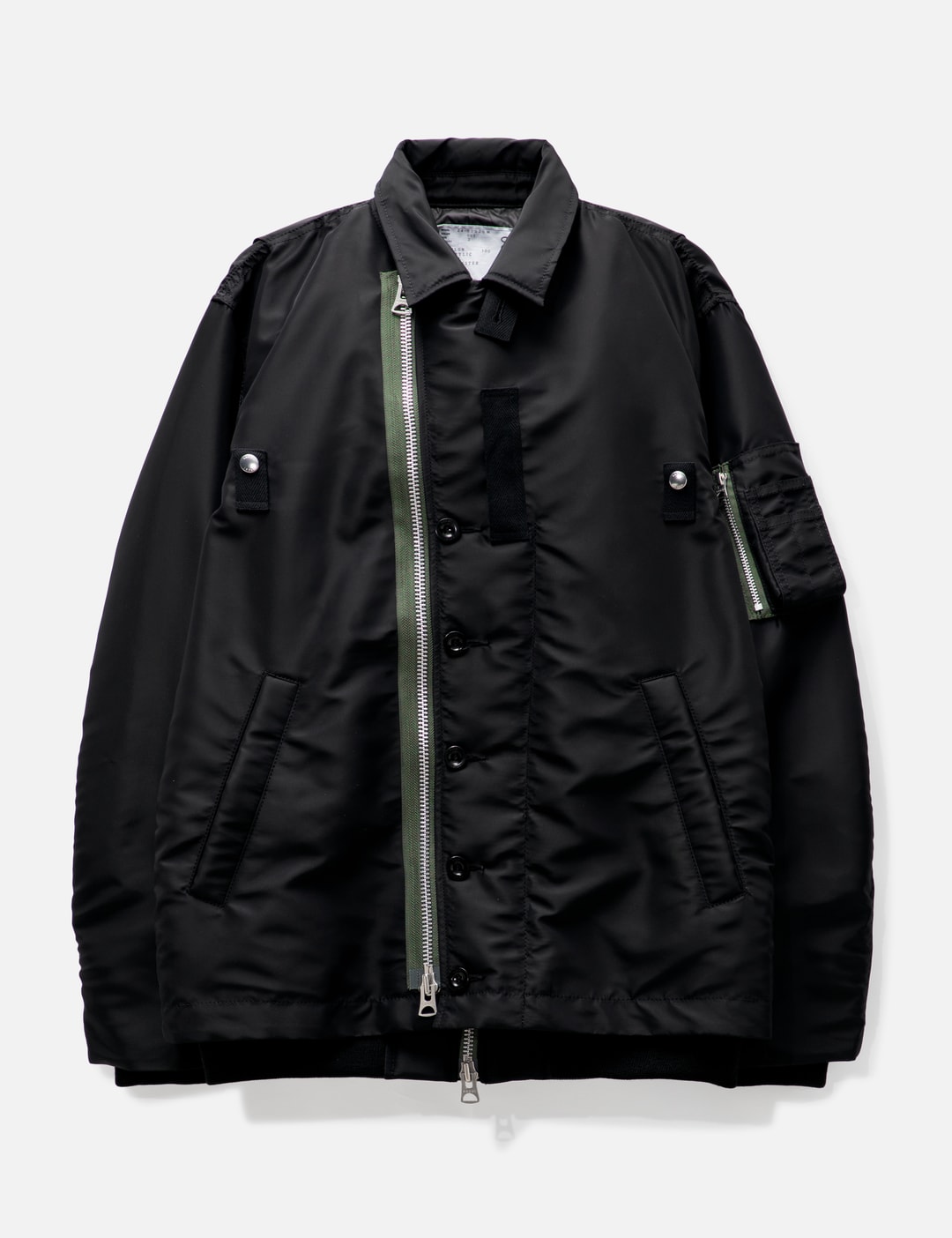 サカイ 22AW NYLON TWILL MIX BLOUSON ナイロン ツイル ミックス 