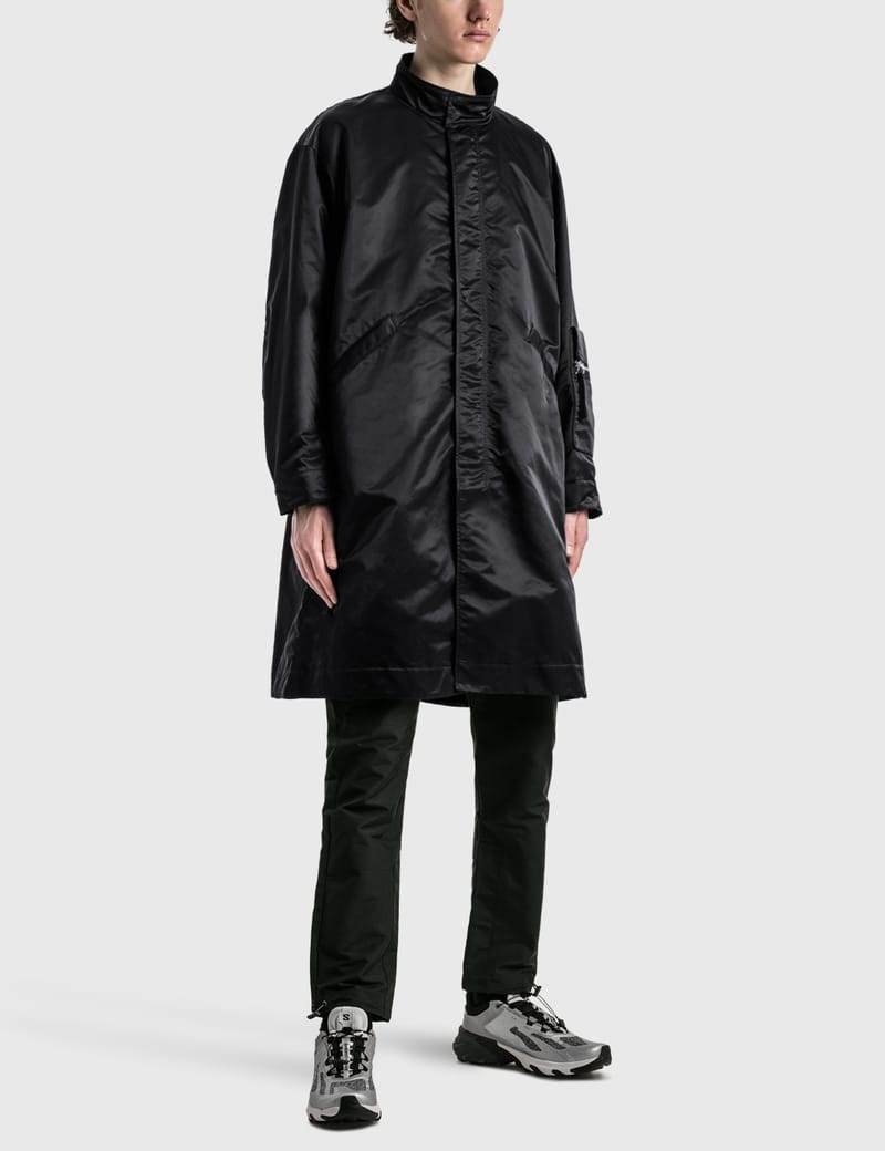 UNDERCOVER◆コート/2/ナイロン/BRW/無地 UNDERCOVER(アンダーカバー) 20AW蜘蛛巣城ナイロンコート