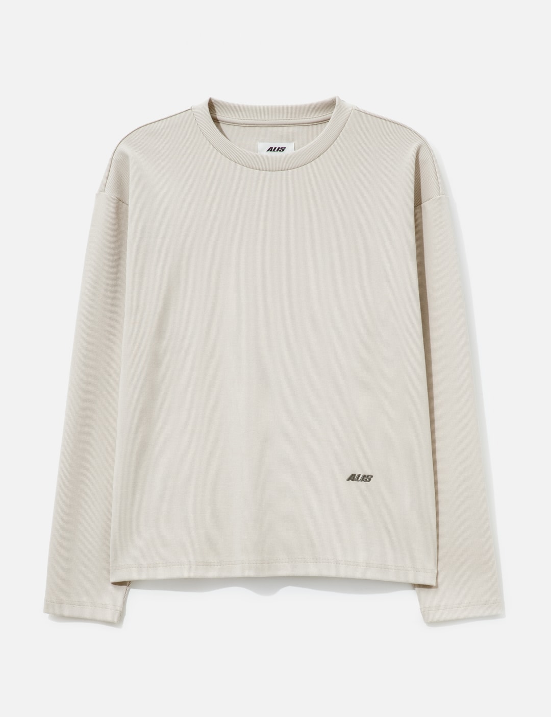 Joshua Long Sleeve In Rib With Back Print view 7