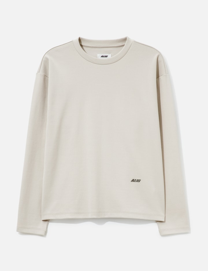 Joshua Long Sleeve In Rib With Back Print