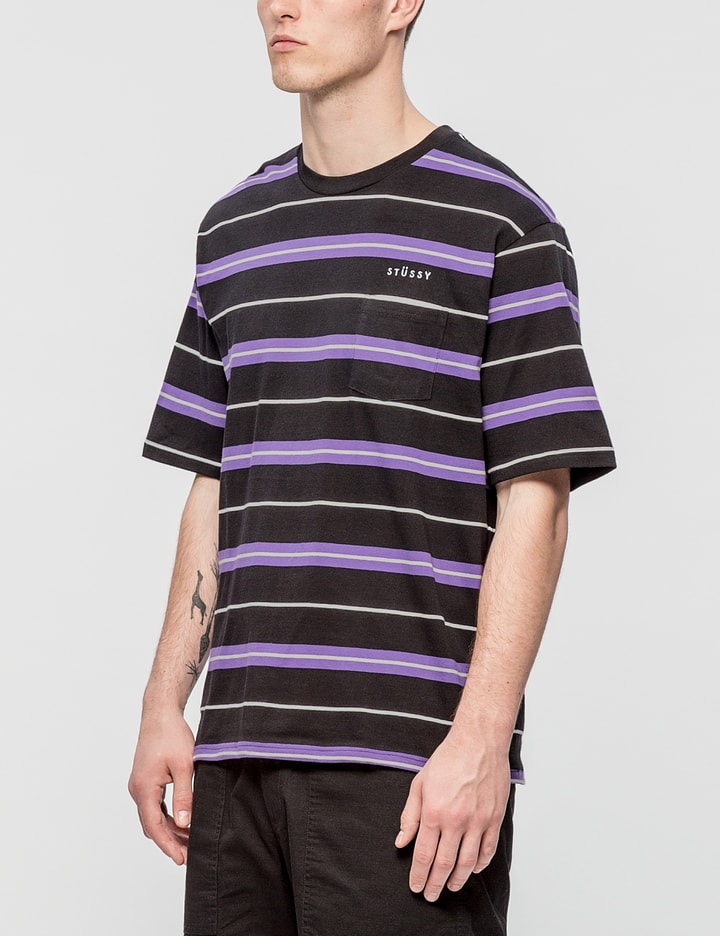 Alex Stripe S/S Crewneck T-Shirt Placeholder Image