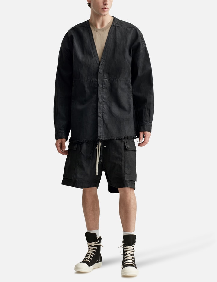CARGOBELA SHORTS IN BLACK WAX DENIM Placeholder Image