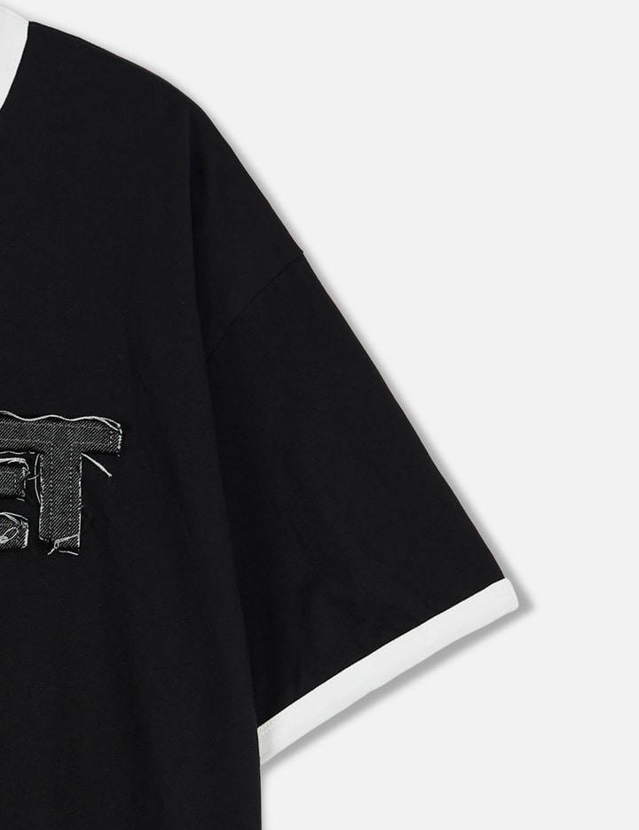 Deinet Overfit Logo Ringer T-shirts In Black
