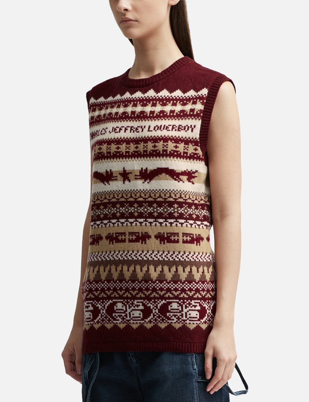 Fine Fairisle Vest view 8