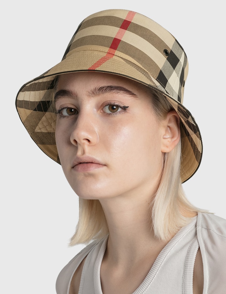 Burberry Women's Check Canvas Bucket Hat