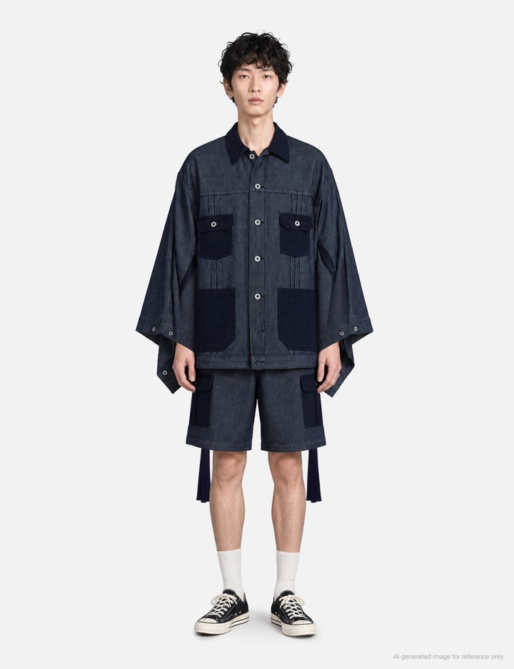 FDMTL Short Hakama Cargo Pants Rinse
