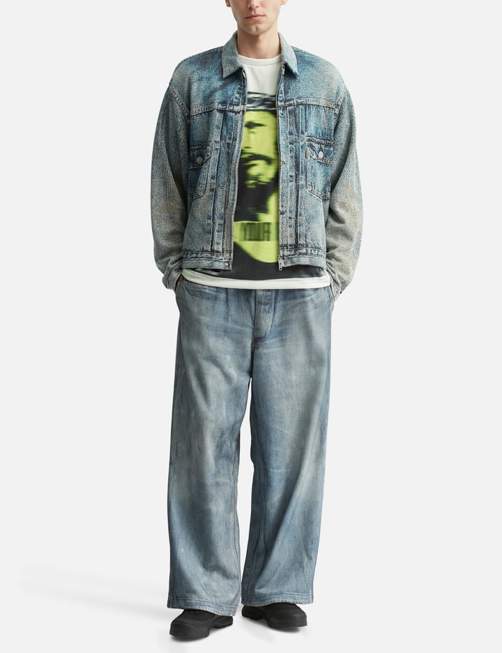 TOLQ Trompe L'Oeil Blurry T-Shirt